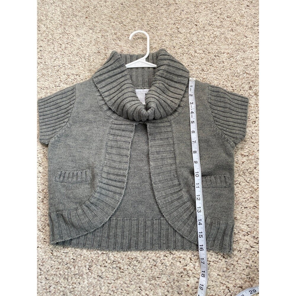Charlotte Russe 90s Y2k Cableknit Turtleneck Short Sleeve Large Sweater - Picture 4 of 11
